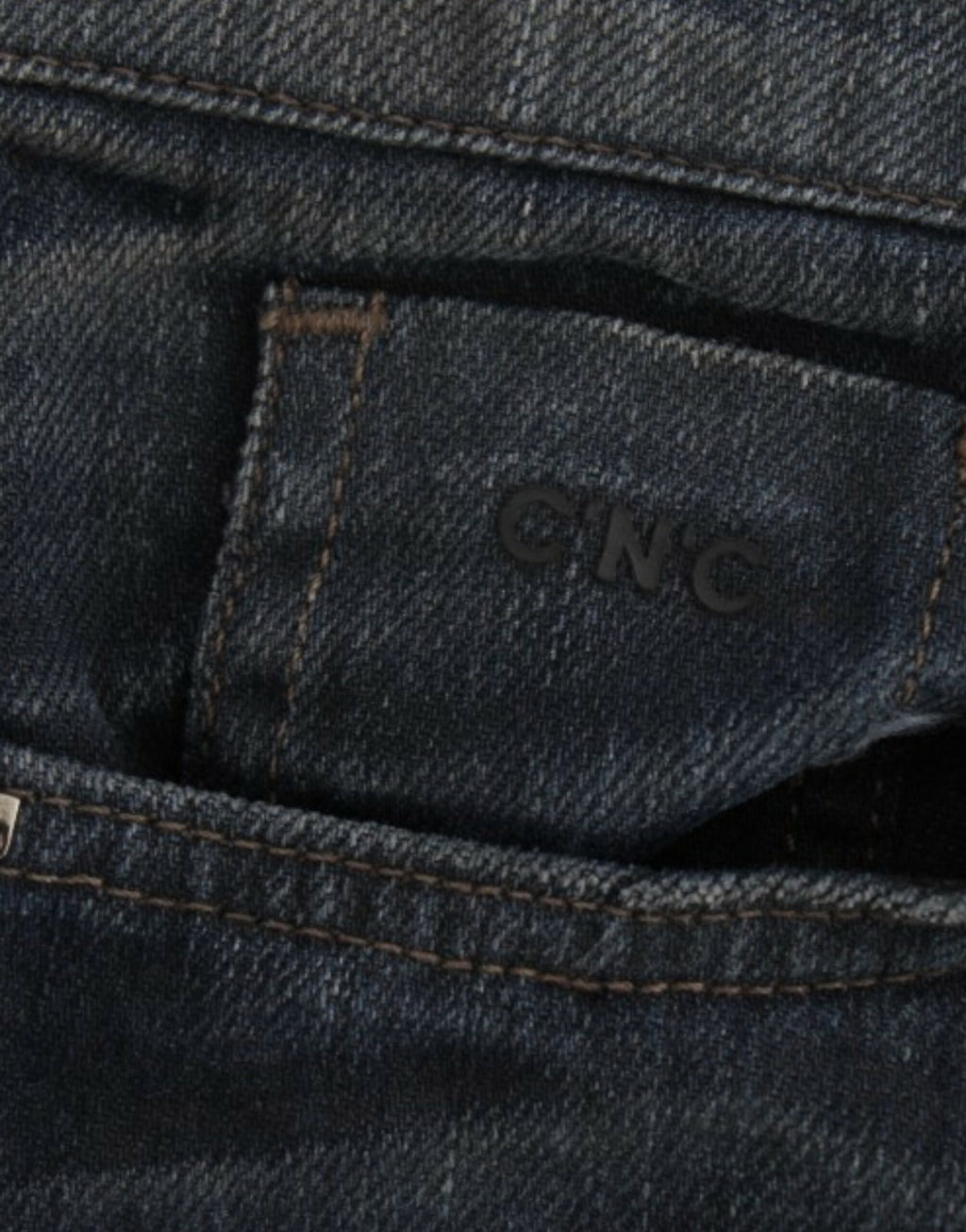 Costume National Blaue Jeans mit schmalem Bein