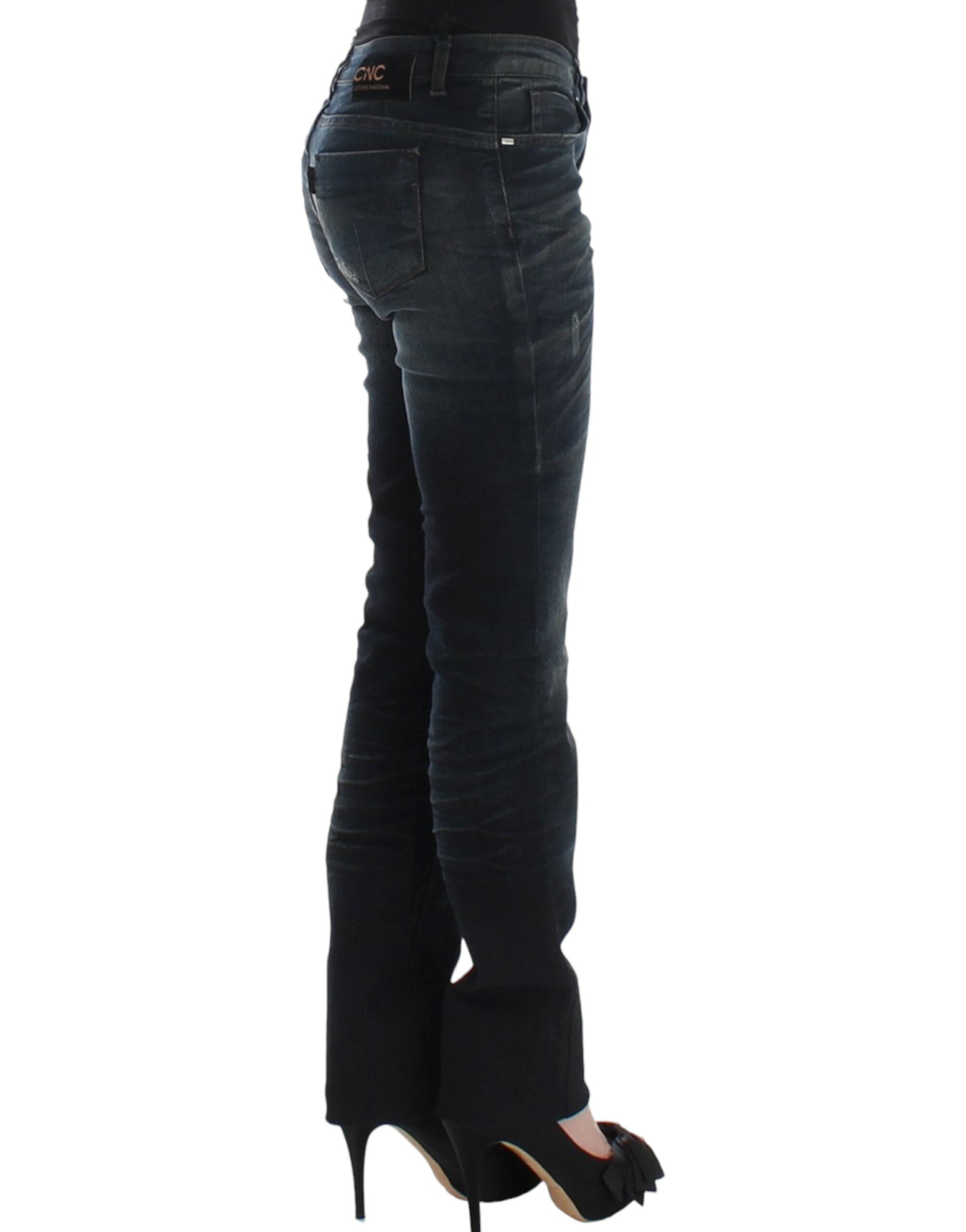 Costume National Blaue Jeans mit schmalem Bein