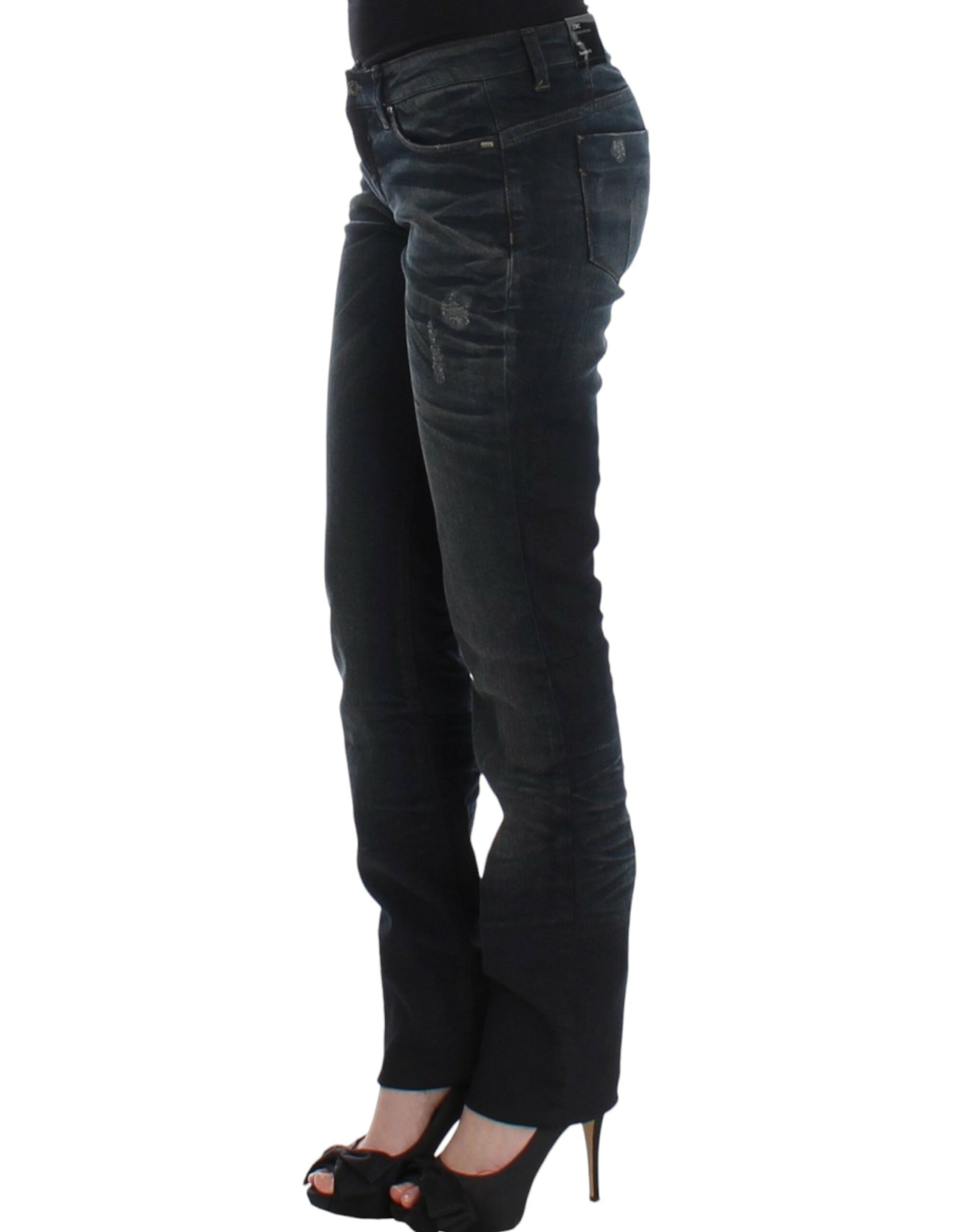 Costume National Blaue Jeans mit dünnem Bein