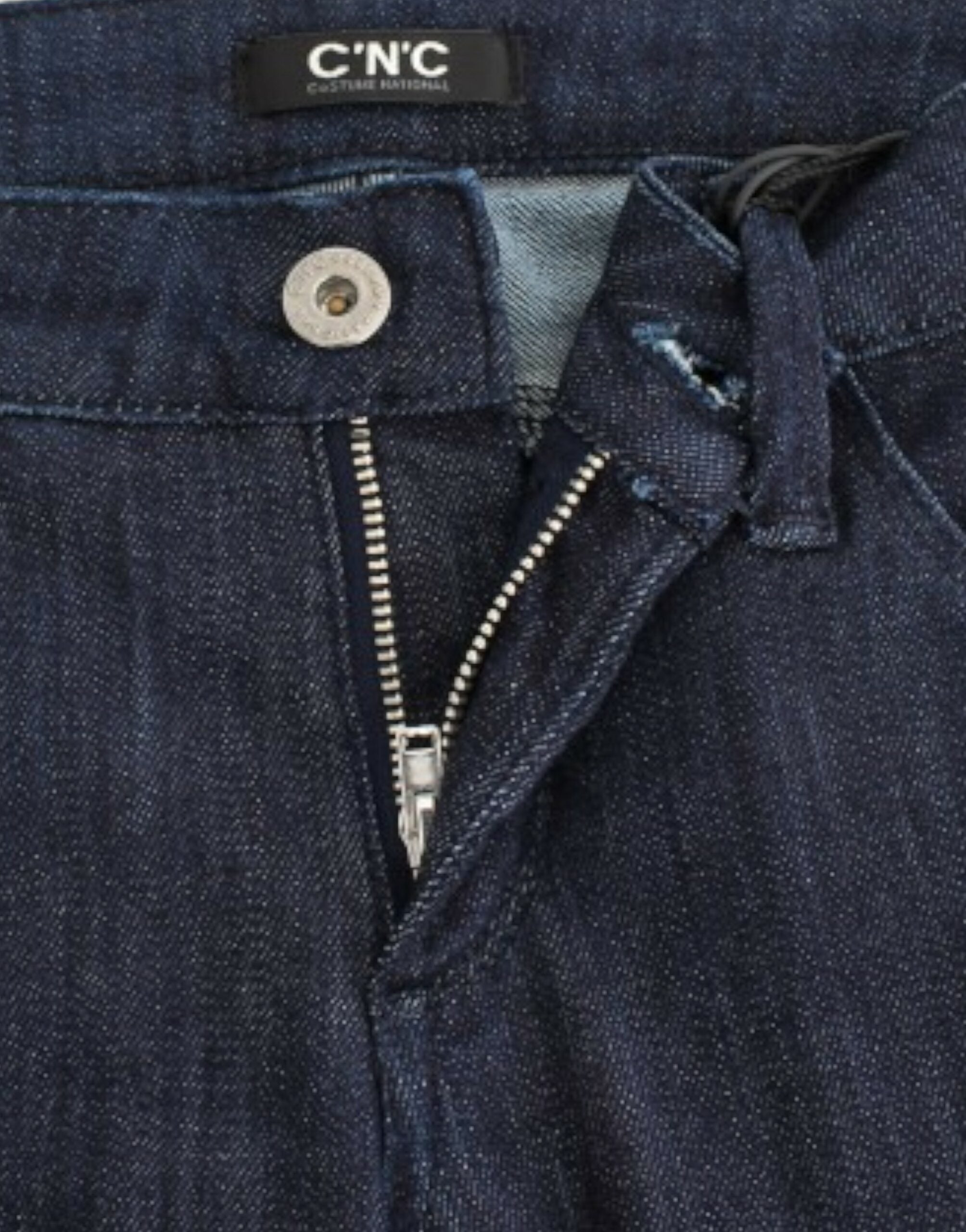 Costume National Blaue Skinny Leg Jeans