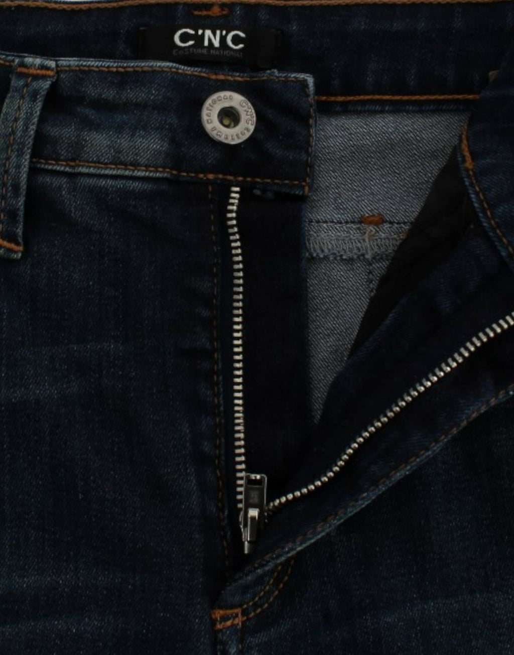 Costume National Blaue Jeans mit geradem Bein