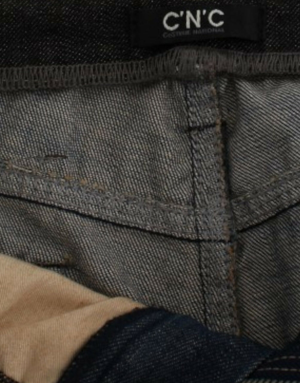 Costume National Blue Straight Leg Jeans