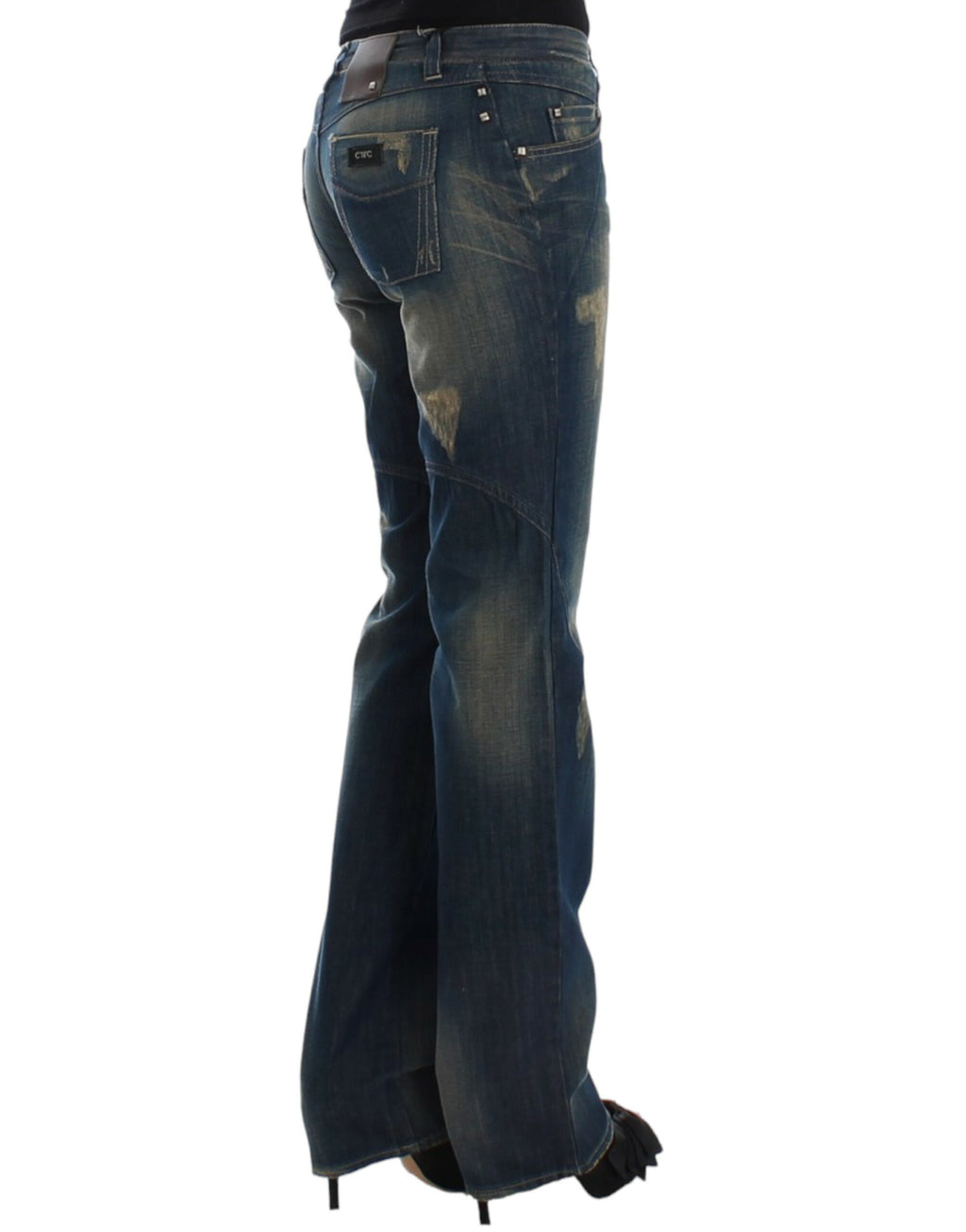 Costume National Blue Straight Leg Jeans