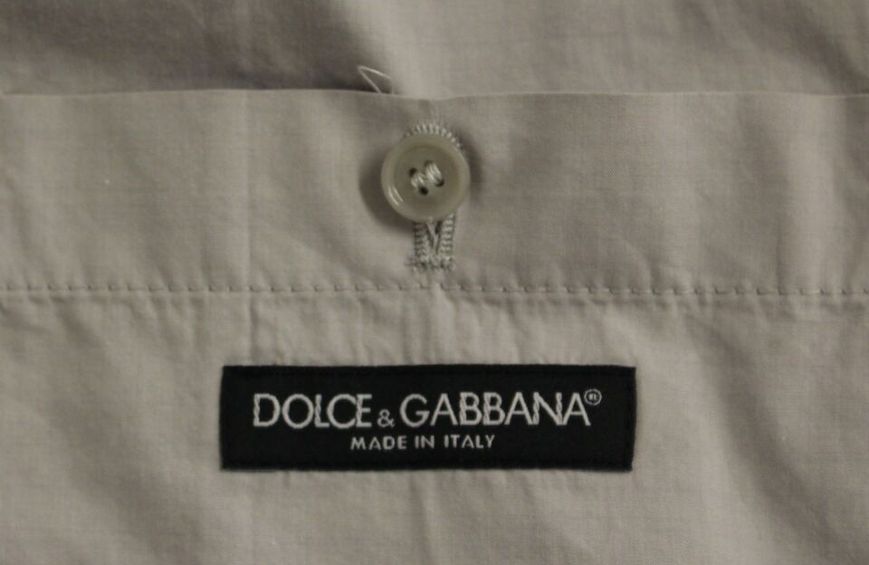 Dolce & Gabbana Beige Seidenmischung Kleid Formale Weste Gilet