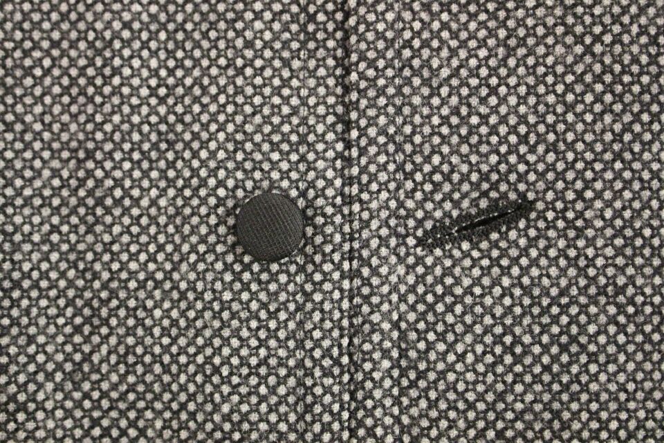 Dolce & Gabbana Grauer Baumwollmischung Logo Weste Gilet