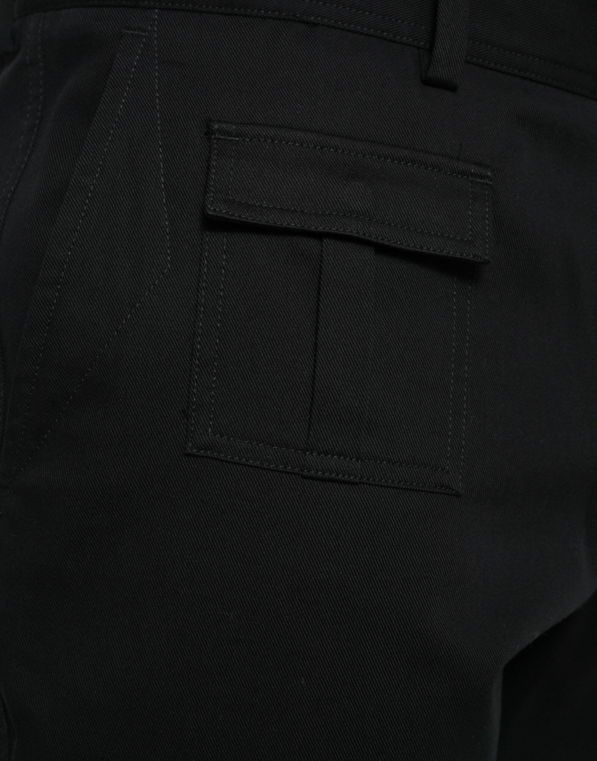 Dolce & Gabbana Schwarze graue Slim Denim Jeans aus Baumwolle