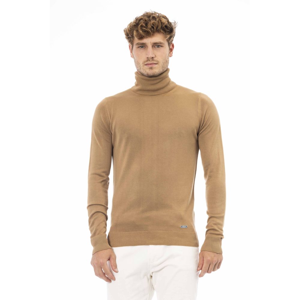 Baldinini Trend Beige Modal Männer Pullover