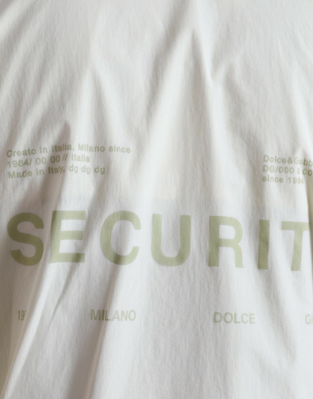 Dolce & Gabbana Gelbe Nylon-Parka-Jacke mit durchgehendem Reißverschluss