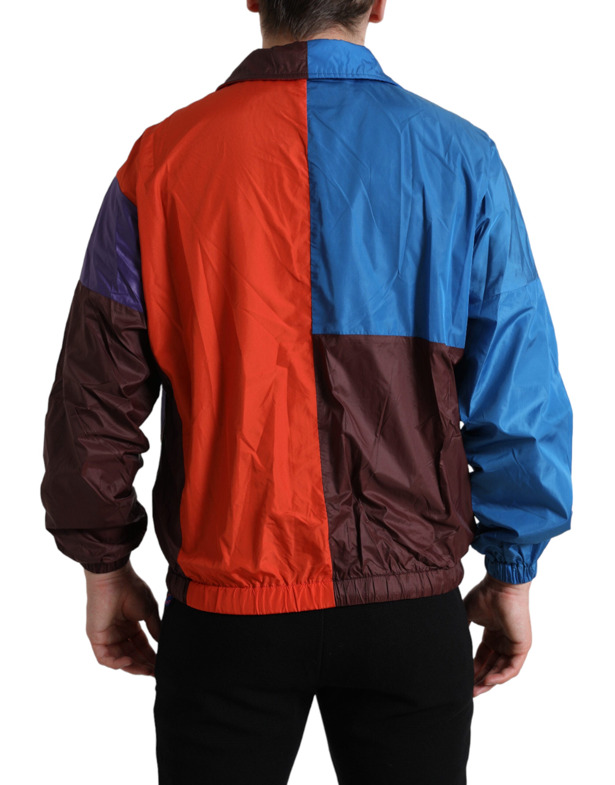Dolce & Gabbana Multicolor Farbe Windbreaker Jacke