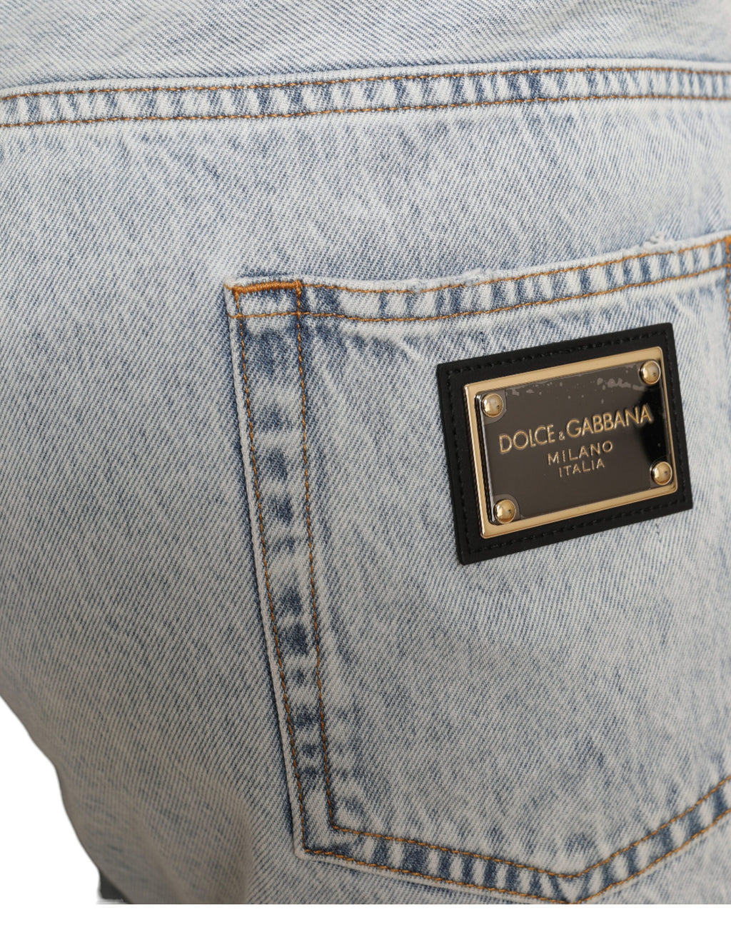 Dolce & Gabbana Bermuda-Shorts aus Denim mit Blumenmuster in mehreren Farben