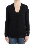 Costume National Graue Strickjacke aus Alpaka