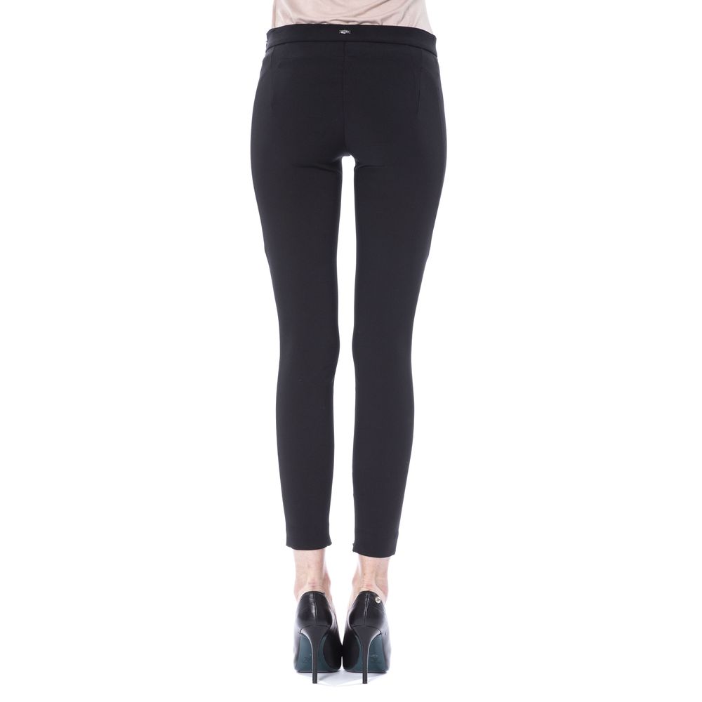 BYBLOS Schwarze Skinny-Hose aus Polyester für Damen
