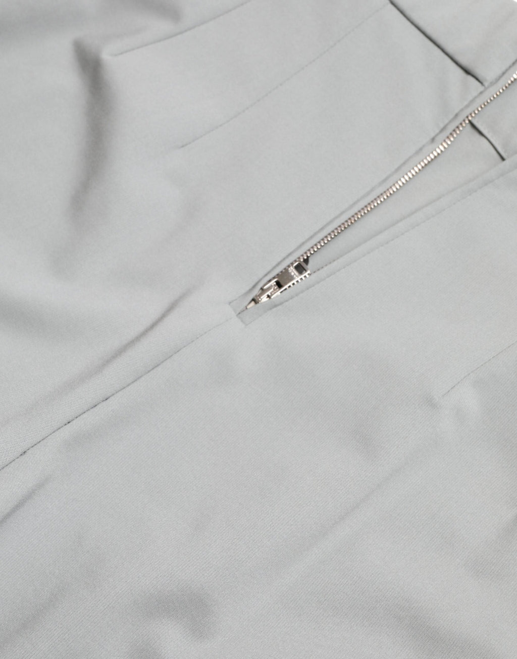 Dolce & Gabbana Graue schlanke Nylon-Hose