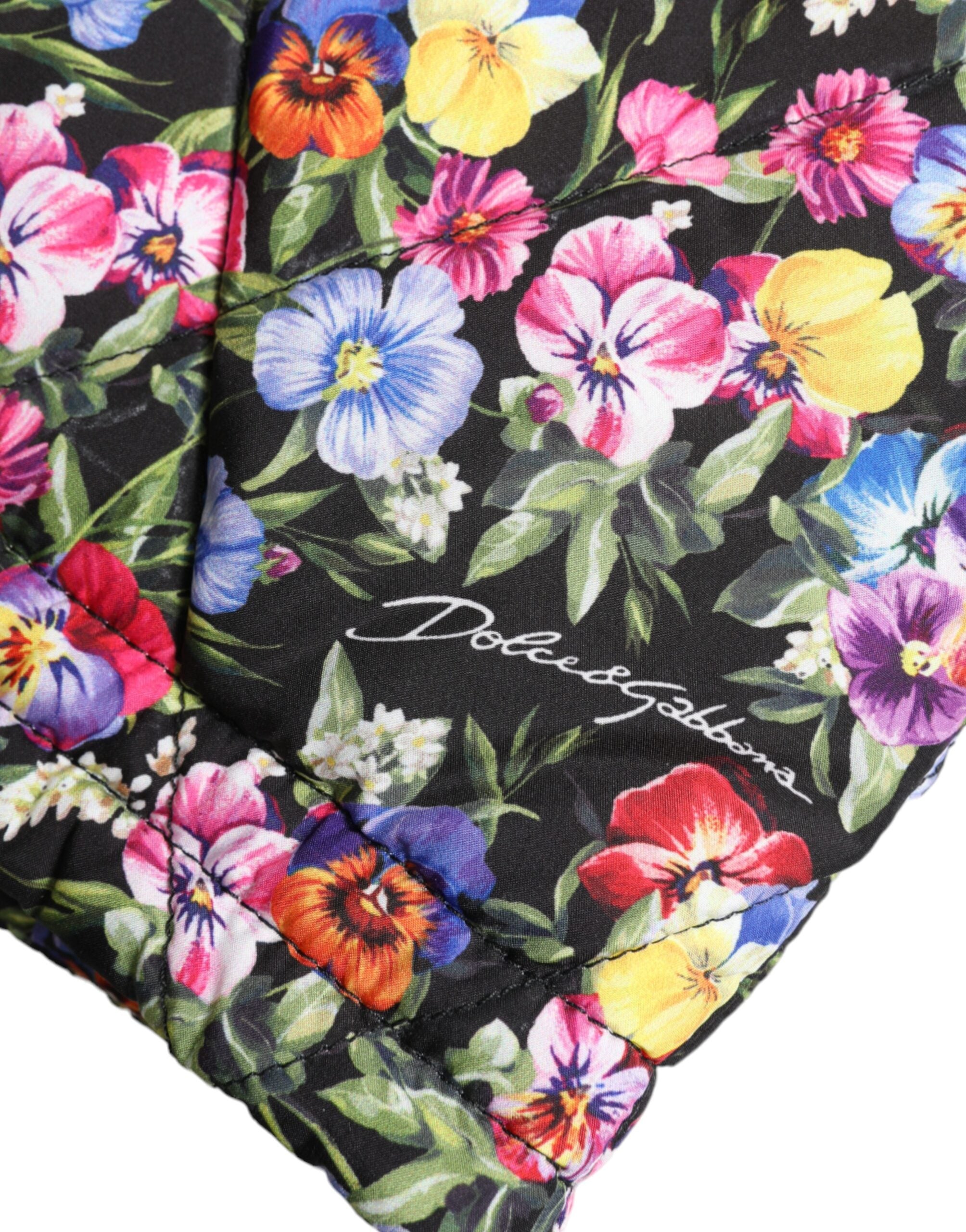 Dolce & Gabbana Multicolor Floral Hohe Taille Hot Pants Shorts