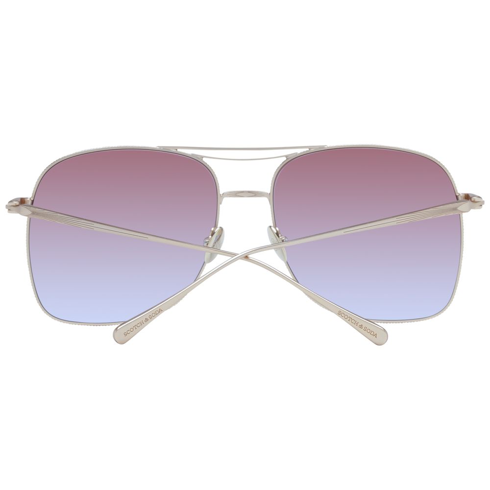Scotch & Soda Goldene Sonnenbrille aus Edelstahl