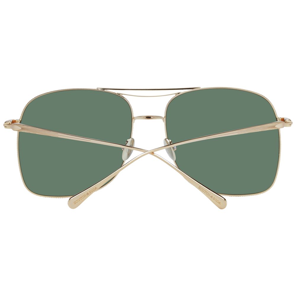 Scotch & Soda Goldene Sonnenbrille aus Edelstahl