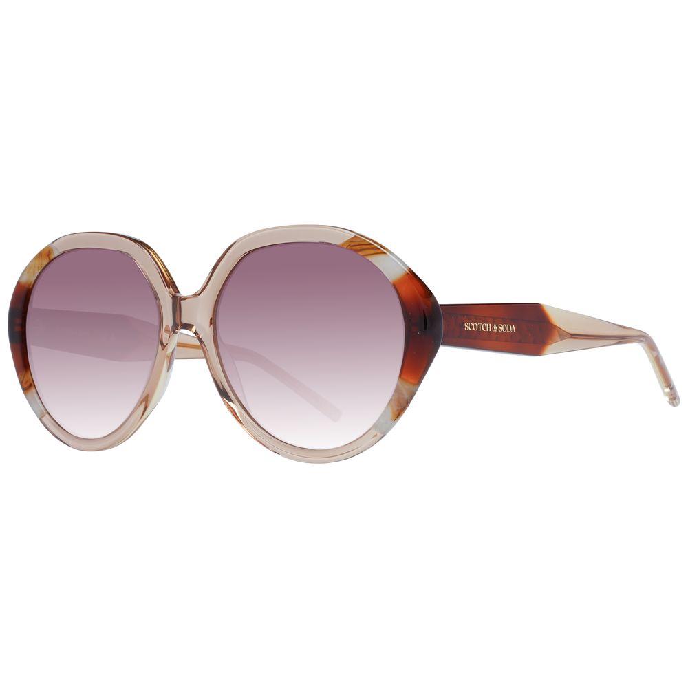 Scotch & Soda Braune Acetat-Sonnenbrille