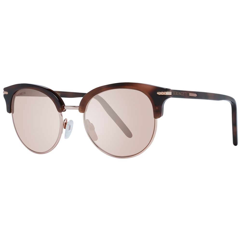 Serengeti Braune Sonnenbrille aus Acetat und Metall