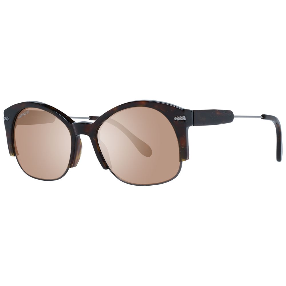 Serengeti Braune Sonnenbrille aus Acetat & Metall