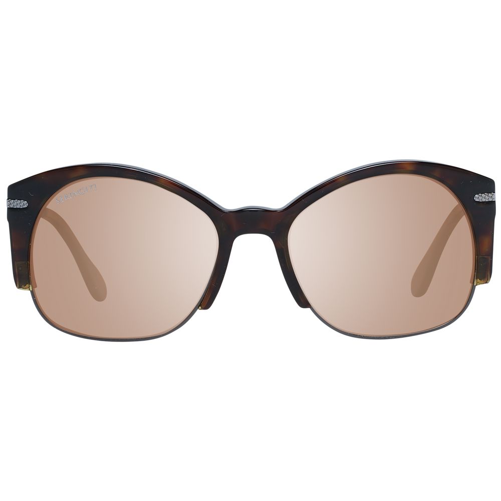 Serengeti Braune Sonnenbrille aus Acetat & Metall