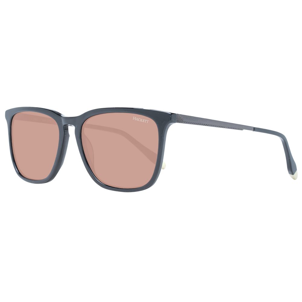 Hackett Schwarze Acetat-Sonnenbrille