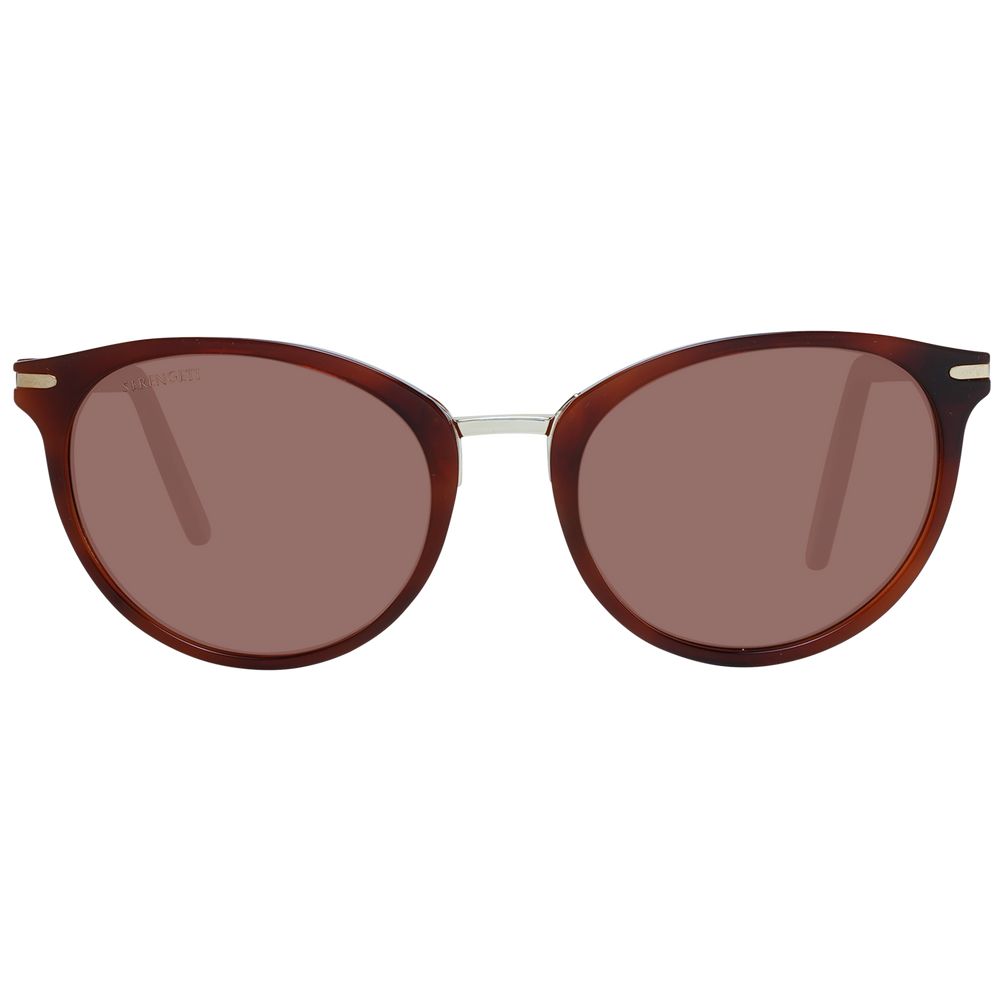 Serengeti Braune Sonnenbrille aus Acetat & Metall