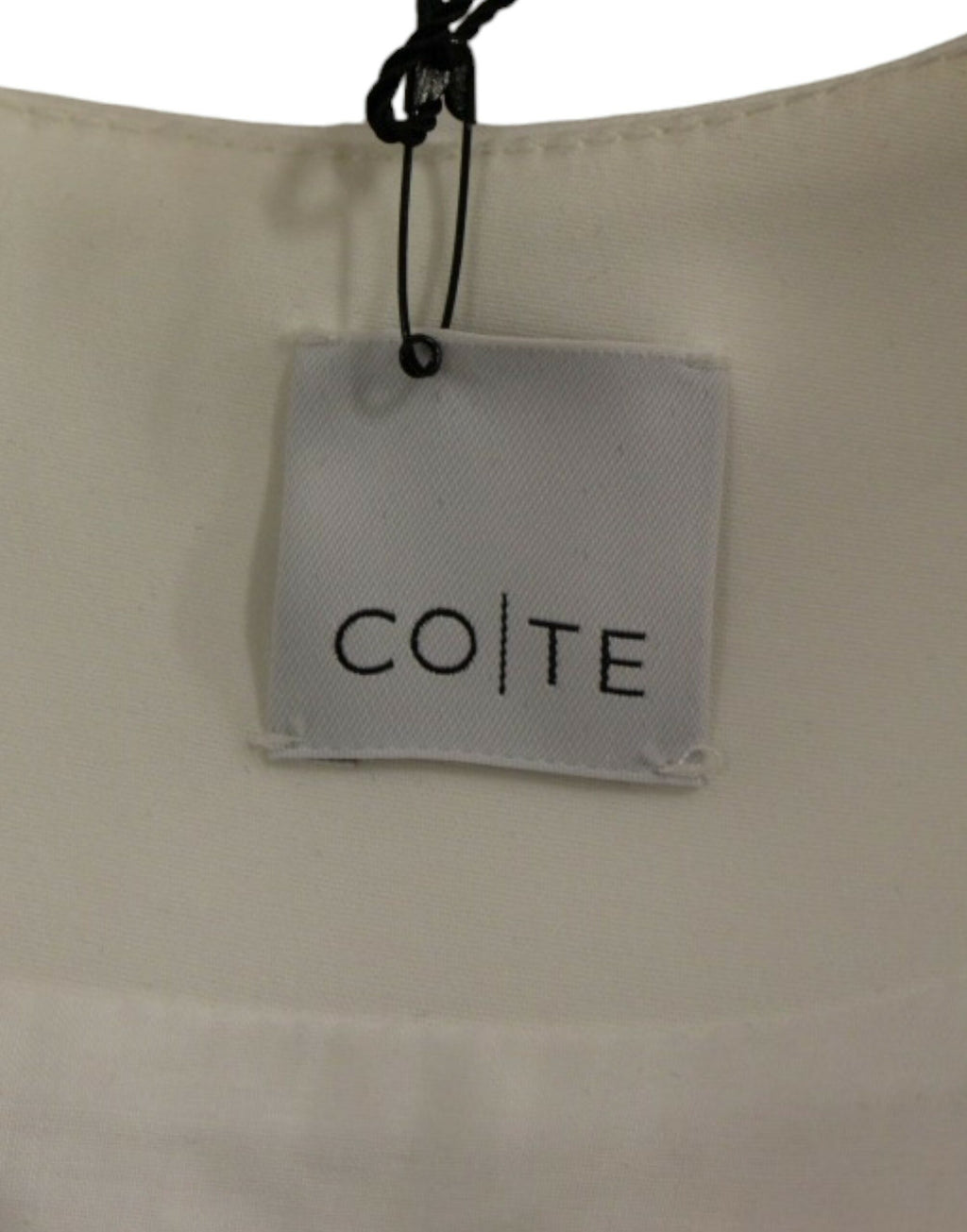 CO|TE Weißes Robot-Schichtkleid