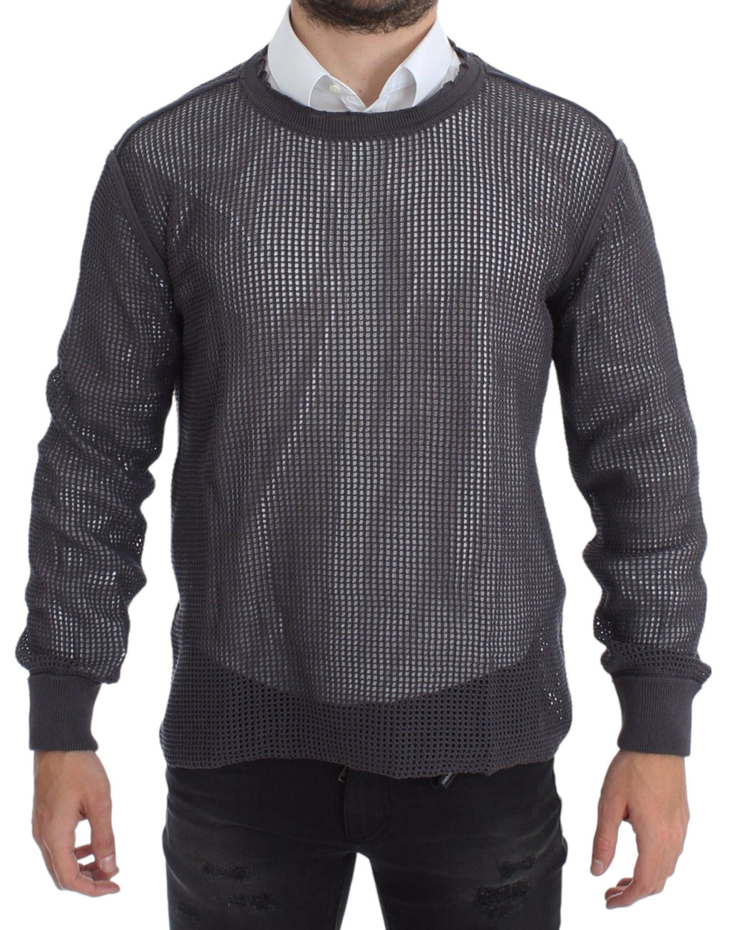 Dolce & Gabbana Lila Runway Netz Pullover Netzpullover