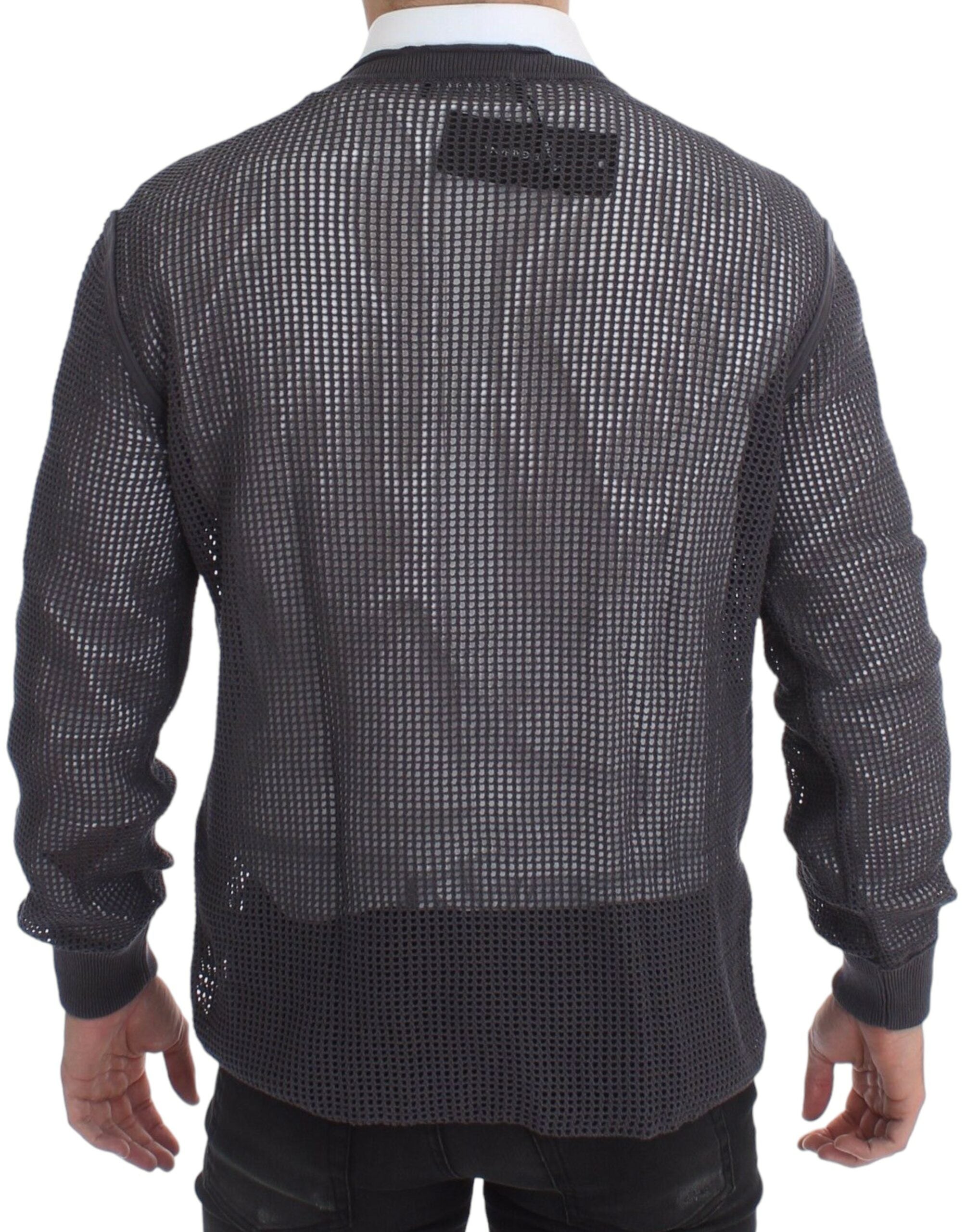 Dolce & Gabbana Lila Runway Netz Pullover Netzpullover