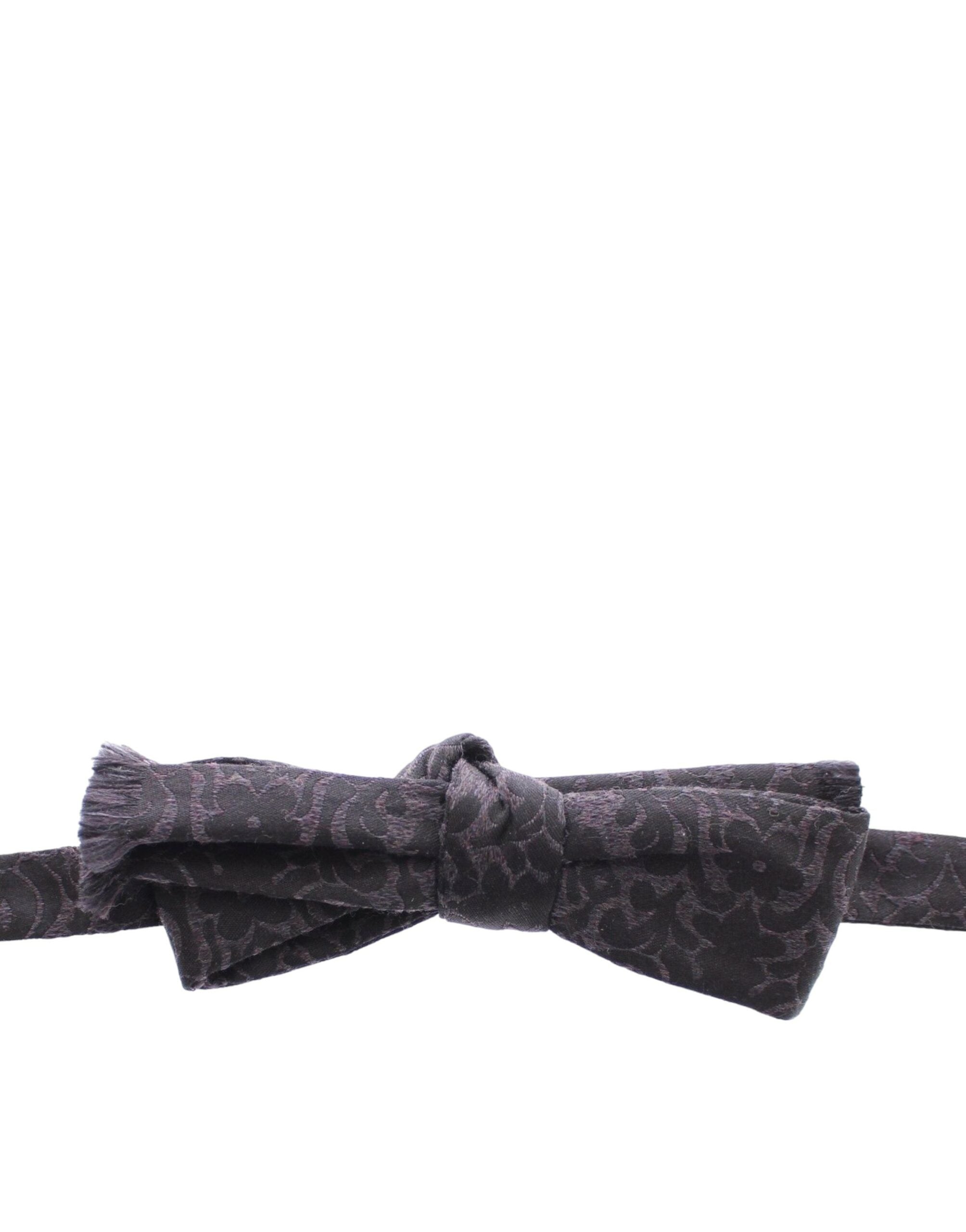 Dolce & Gabbana Graue Schwarze Wollfliege