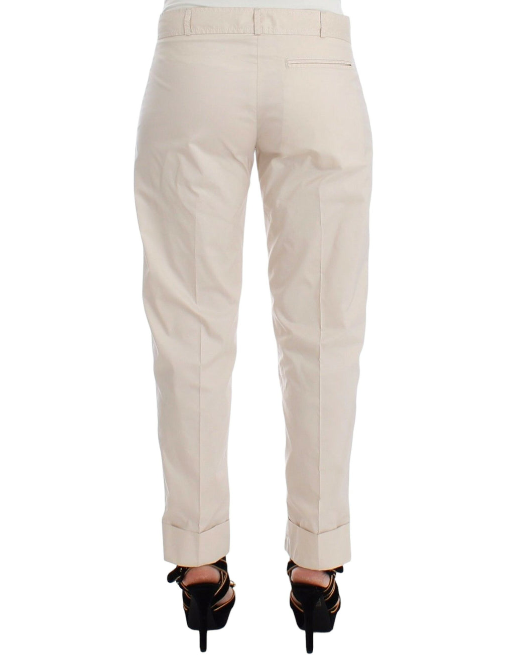 Ermanno Scervino Beige Chinos Beiläufige Kleiderhosen Khakis