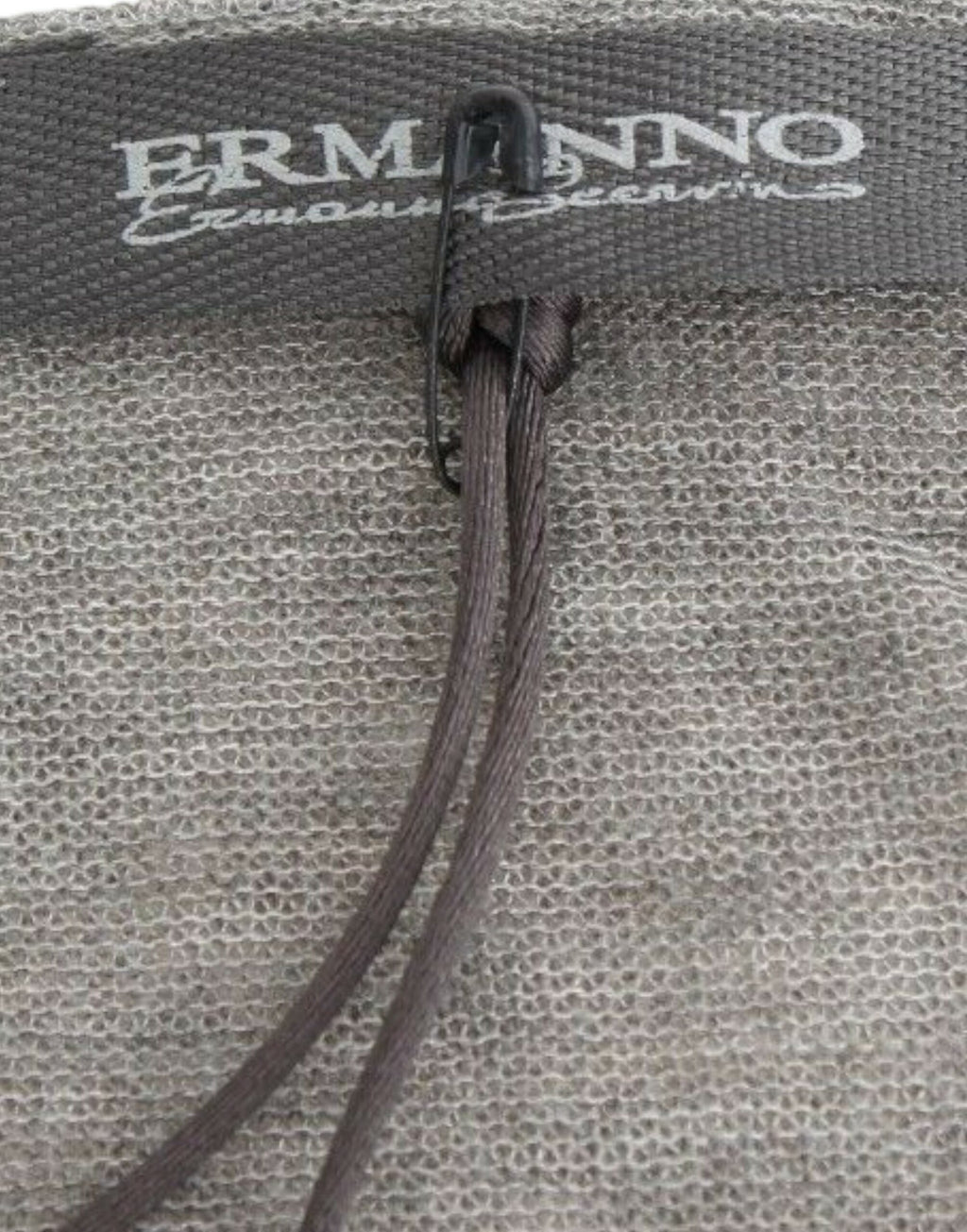 Ermanno Scervino Grauer langärmeliger Pullover aus Wollmischung