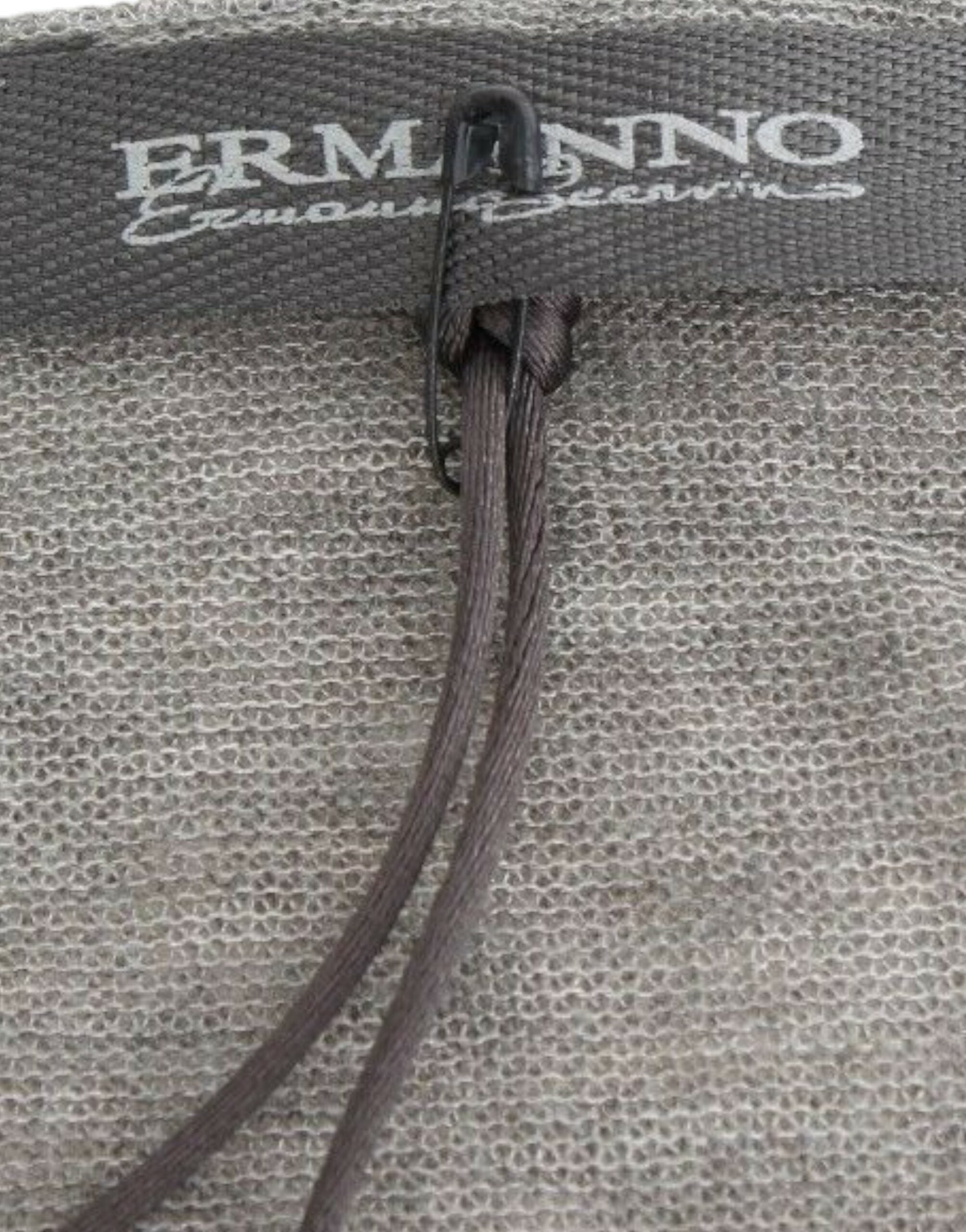 Ermanno Scervino Grauer langärmeliger Pullover aus Wollmischung