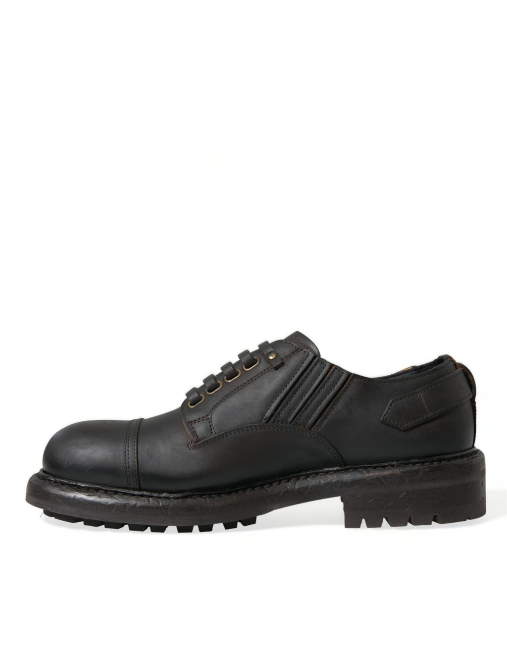 Dolce & Gabbana Braun Leder Lace Up Derby Männer Kleid Schuhe