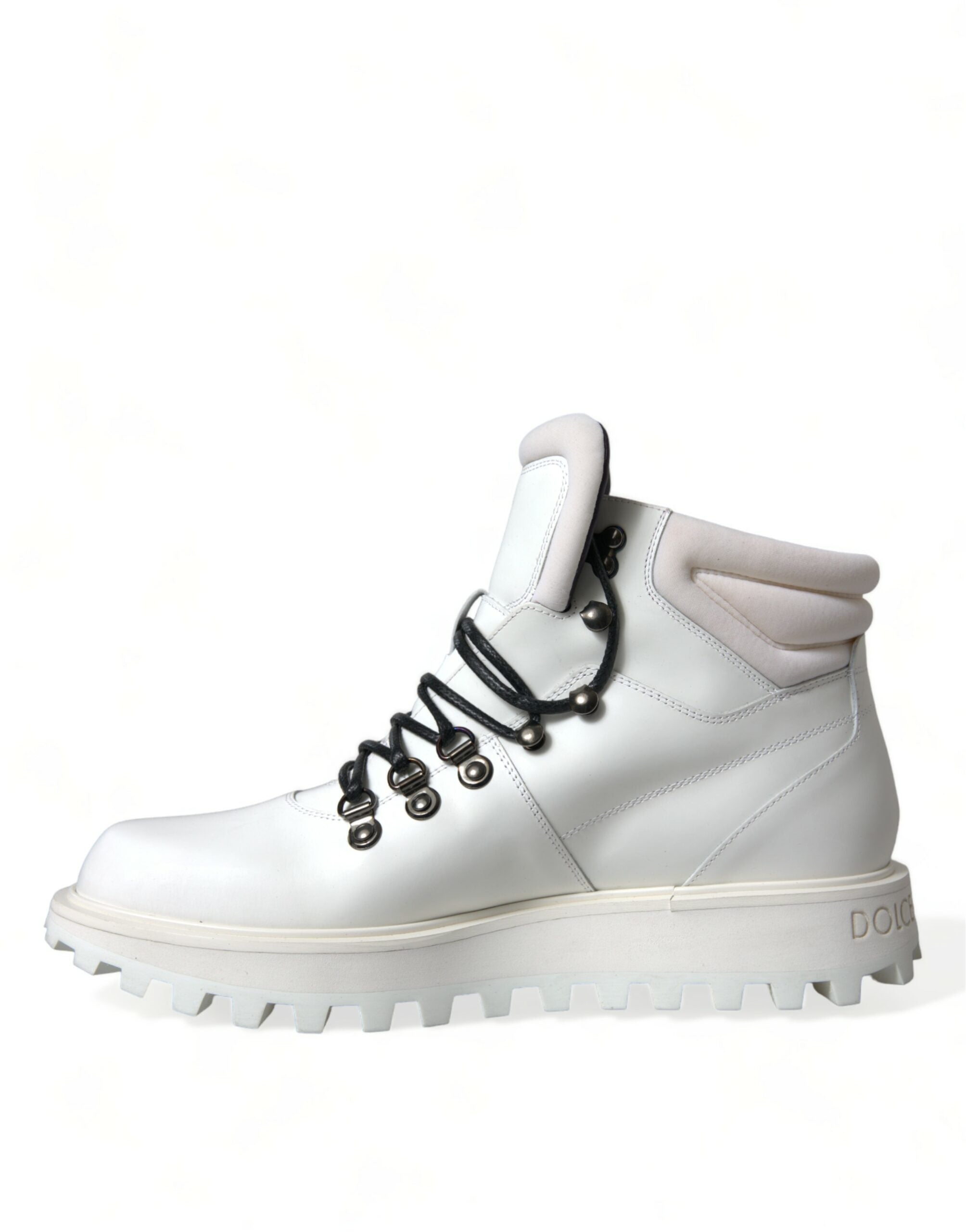 Dolce & Gabbana Weiße Vulcano Trekking-Stiefel Schuhe