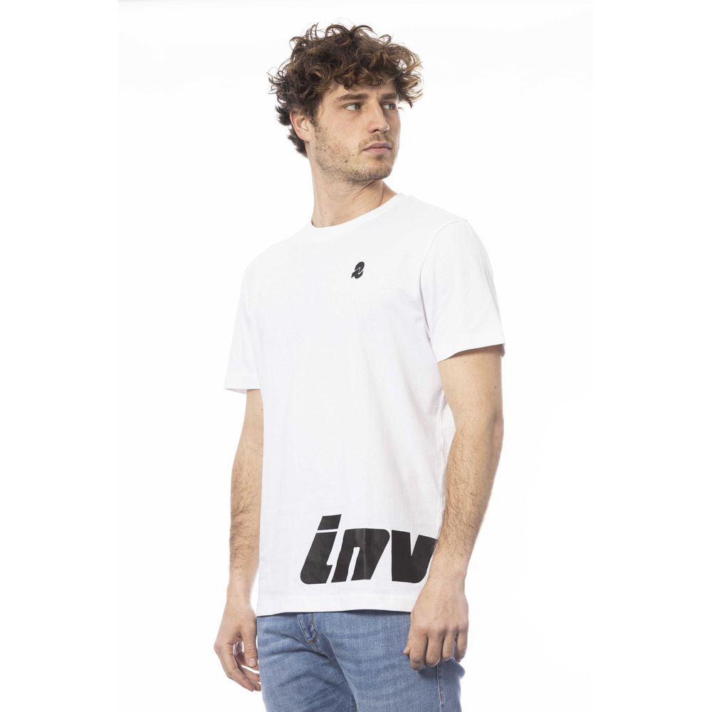 Invicta Weißes Baumwolle Männer T-Shirt