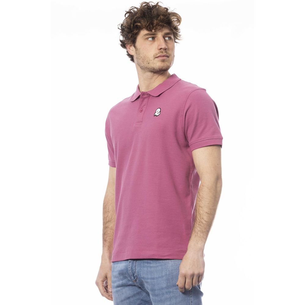 Invicta Lila Baumwolle Männer Polo Shirt
