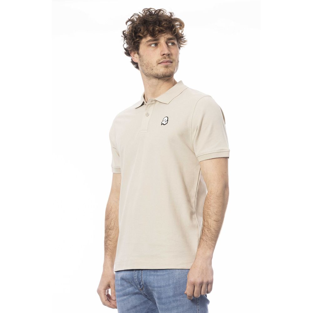 Invicta Beige Baumwolle Männer Polo Shirt