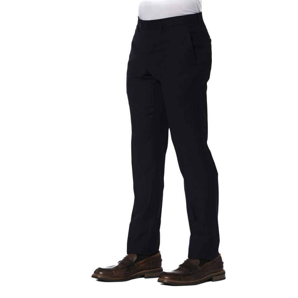 Trussardi Blaue Herrenhose aus Wolle