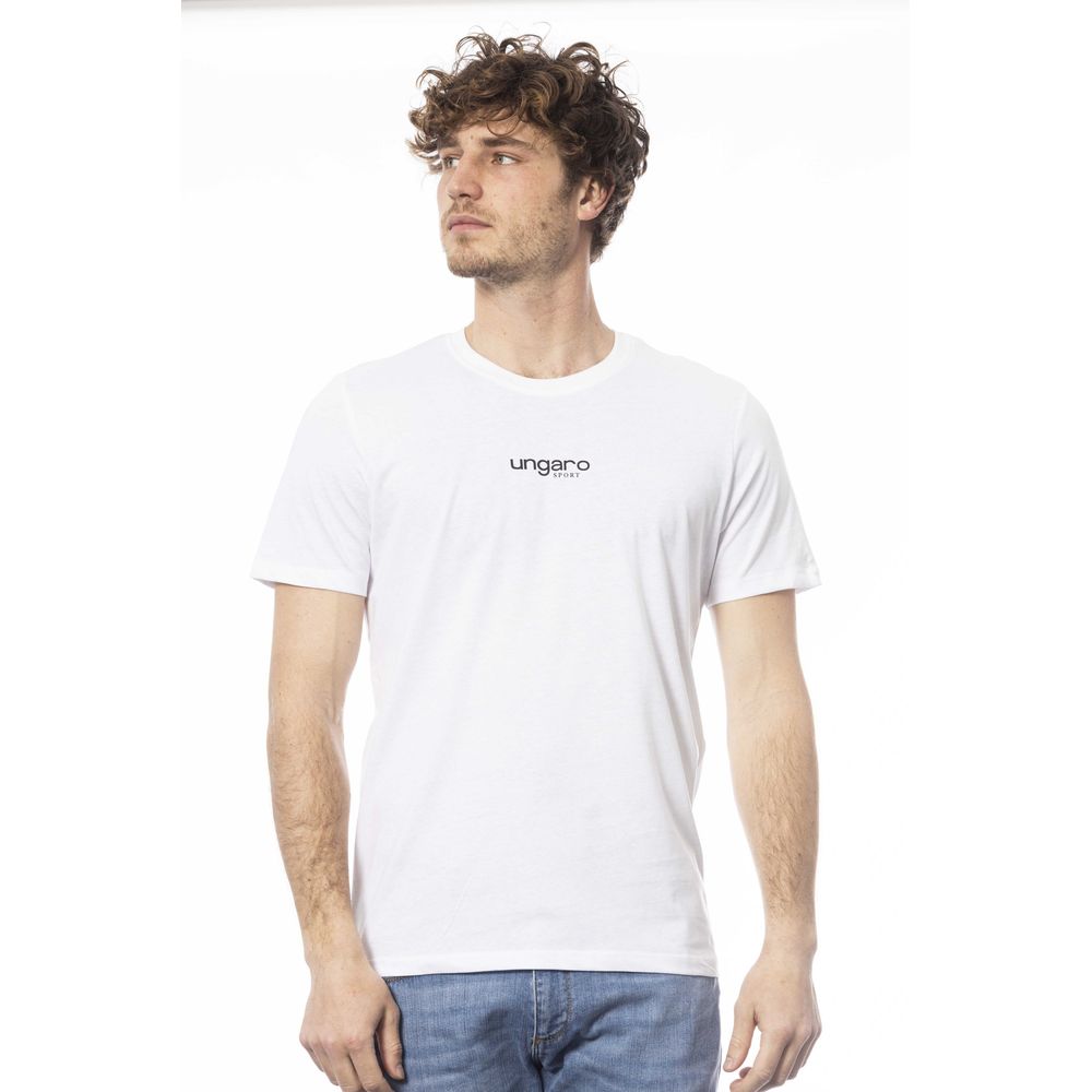 Ungaro Sport Weißes Baumwolle Männer T-Shirt