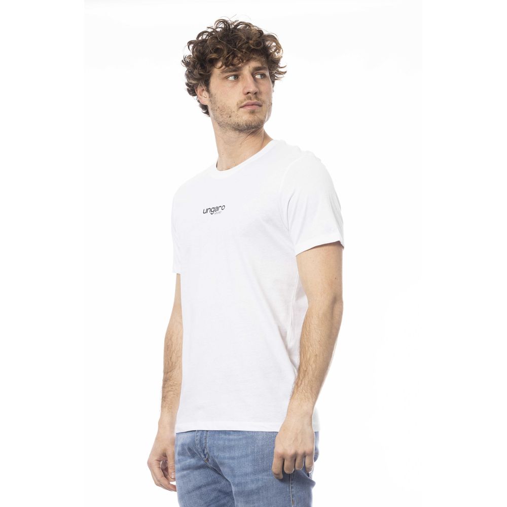 Ungaro Sport Weißes Baumwolle Männer T-Shirt