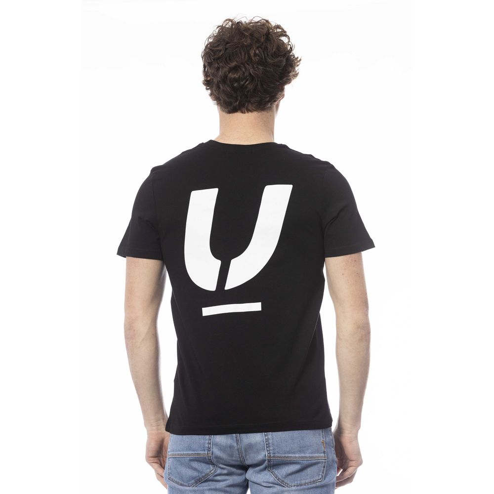 Ungaro Sport Schwarzes Baumwolle Männer T-Shirt