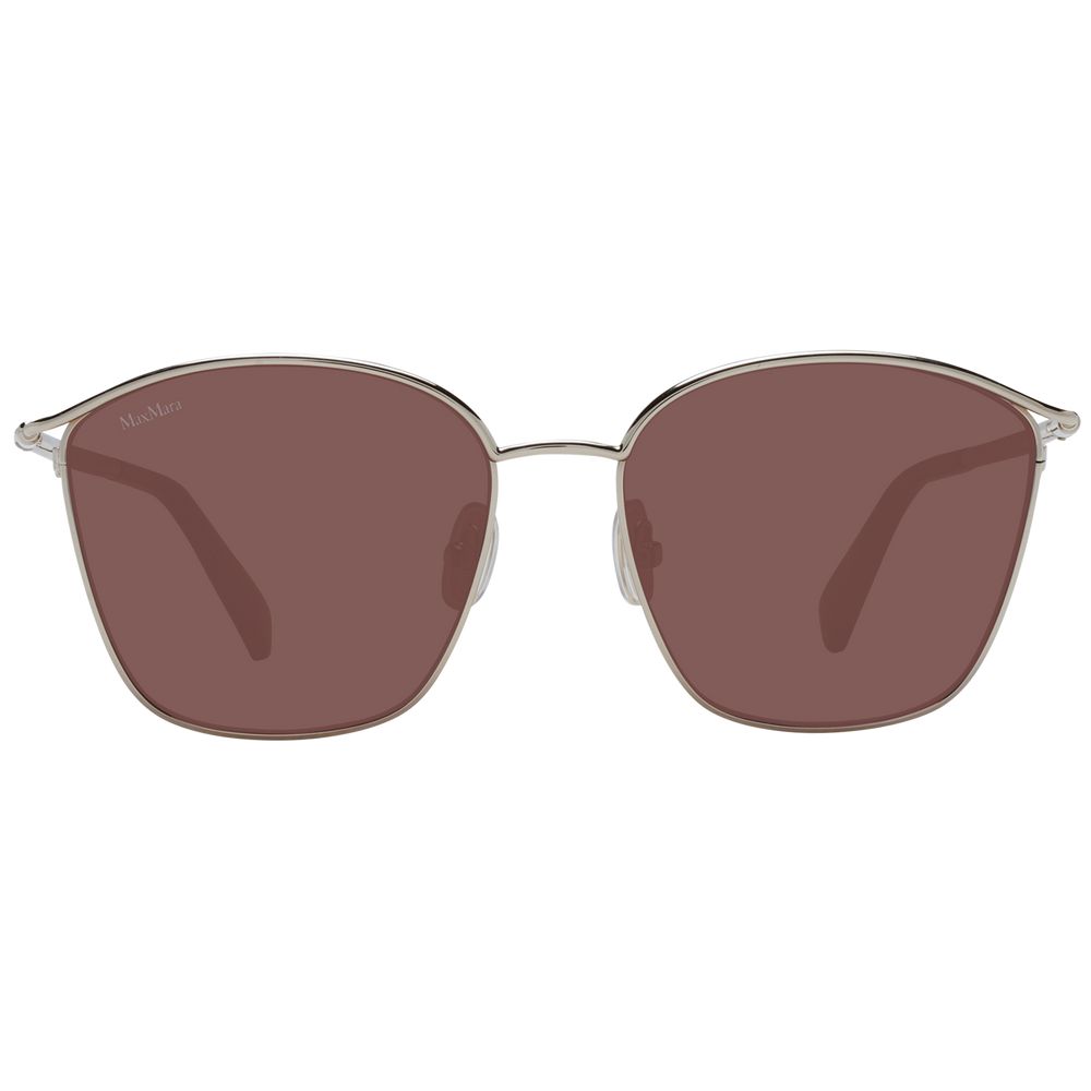 Max Mara Goldene Metall-Sonnenbrille