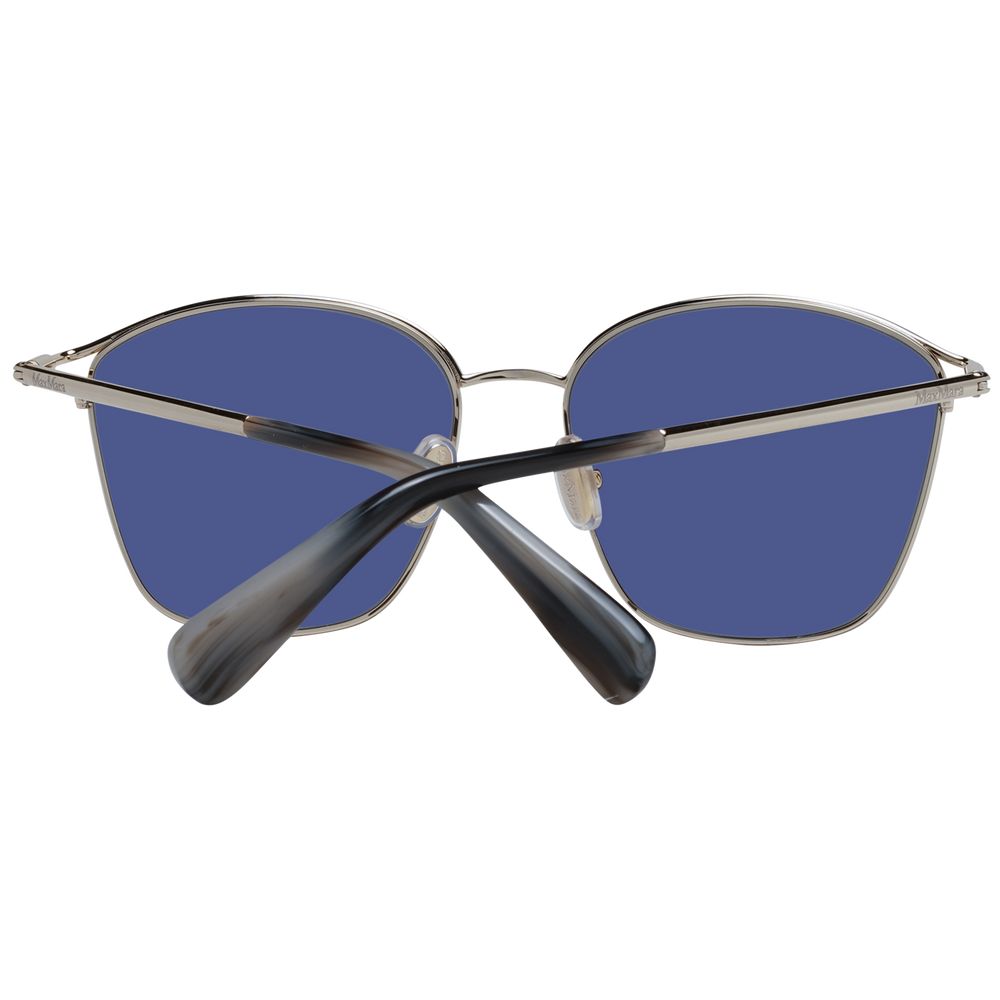 Max Mara Silberne Metall-Sonnenbrille