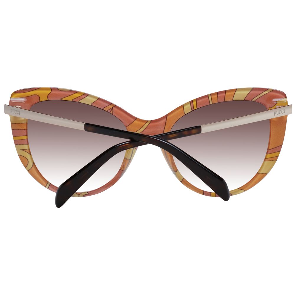 Emilio Pucci Braune Frauen Sonnenbrille