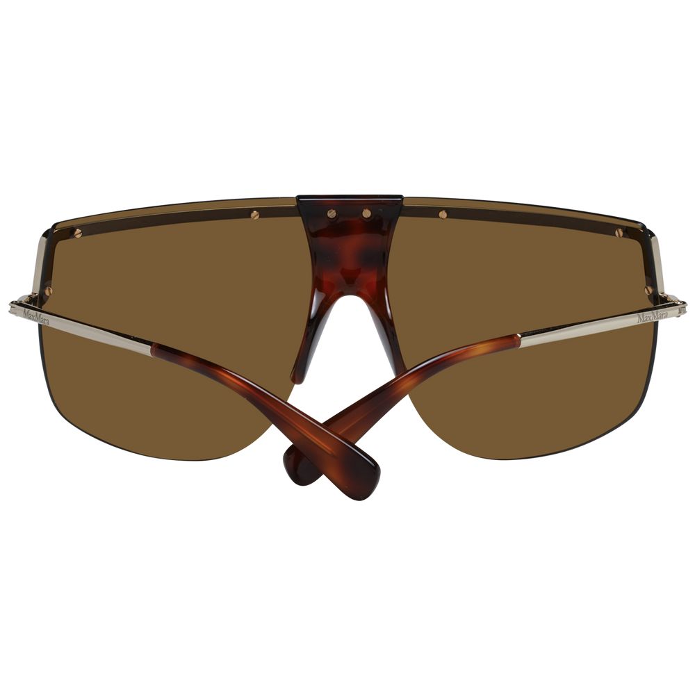 Max Mara Goldene Metall-Sonnenbrille
