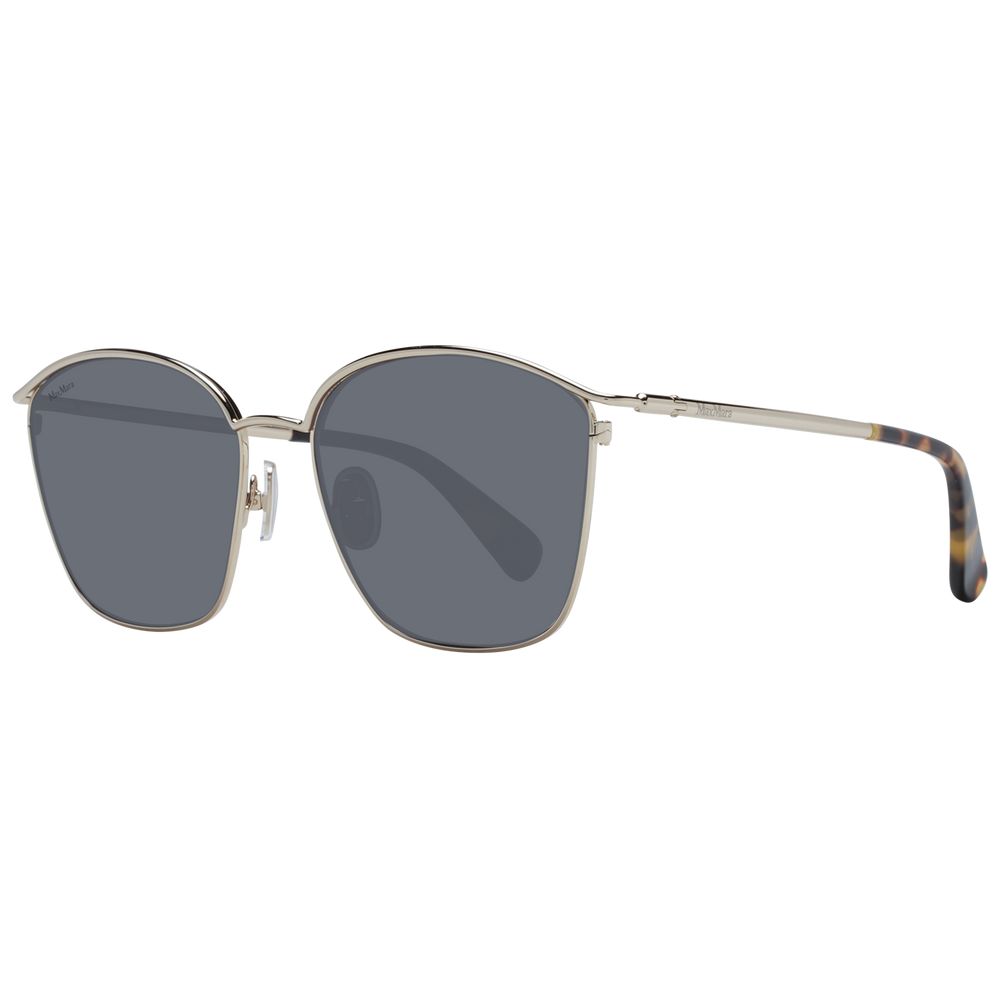 Max Mara Goldfarbene Metall-Sonnenbrille