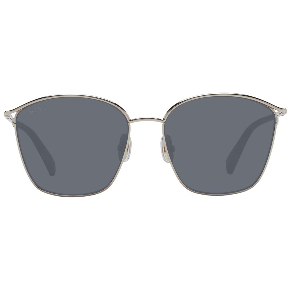 Max Mara Goldfarbene Metall-Sonnenbrille