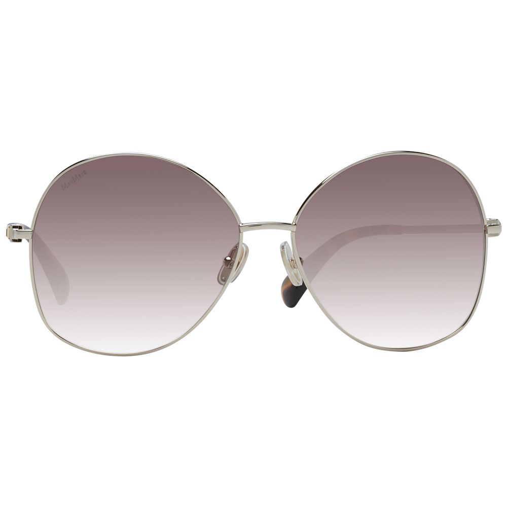 Max Mara Goldene Metall-Sonnenbrille