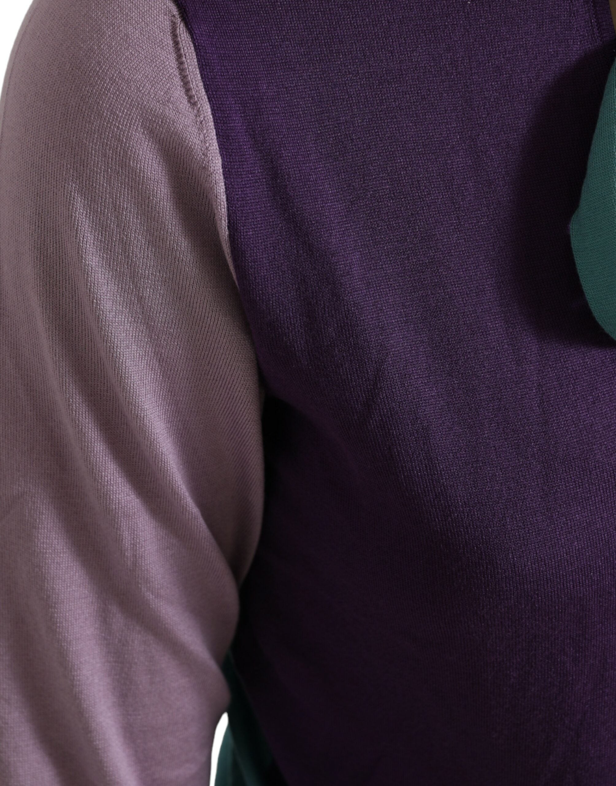 Dolce & Gabbana Multicolor Pullover mit Schleifenbefestigung